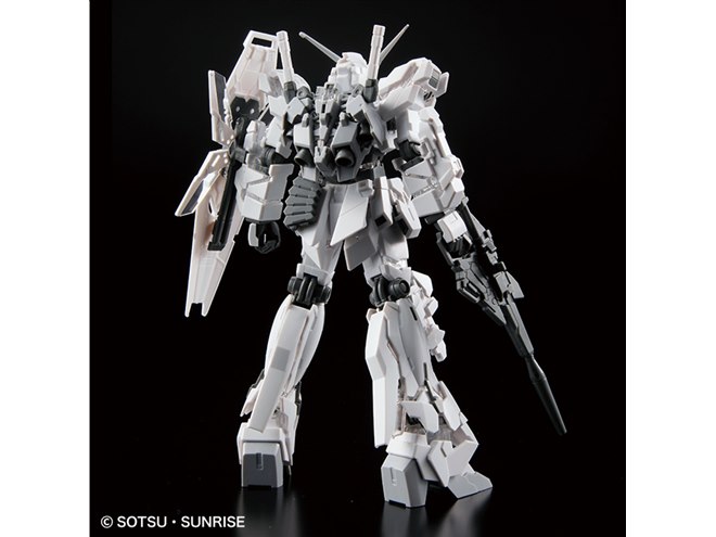 発光する「実物大ユニコーンガンダム」を1/144で再現、ディスプレイ