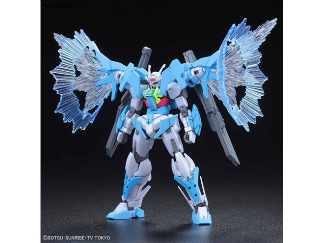 劇中登場のエフェクトパーツ付き「ガンダムダブルオースカイ」ガンプラ