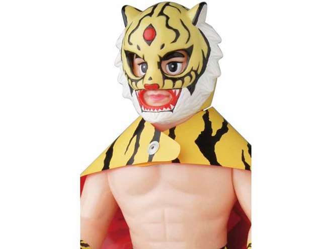 入場時の虎マントも再現した「初代タイガーマスク」ソフビが発売