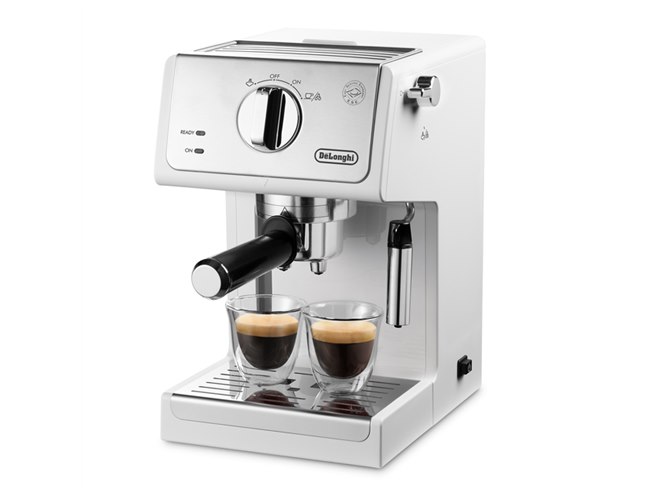 デロンギ、ミルク泡立て用フロッサー付きエスプレッソ・カプチーノ