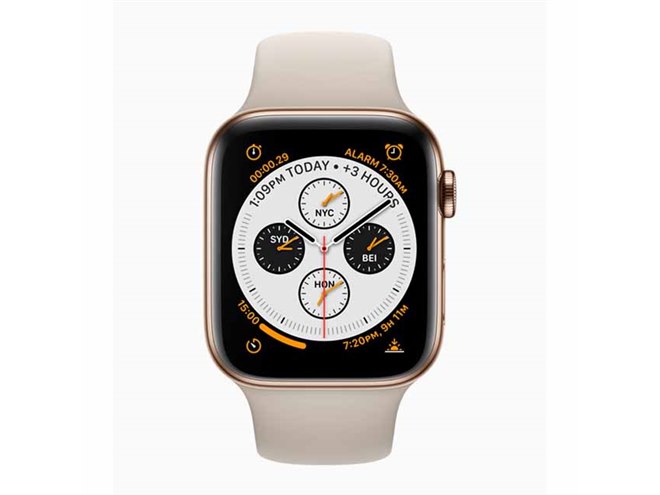 アップル、表示領域が30％以上拡大した「Apple Watch Series 4