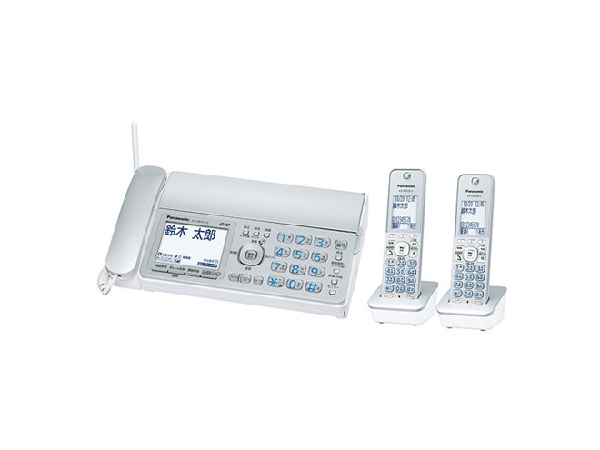 パナソニック、「着信お知らせLED」を子機に搭載したファクス「KX