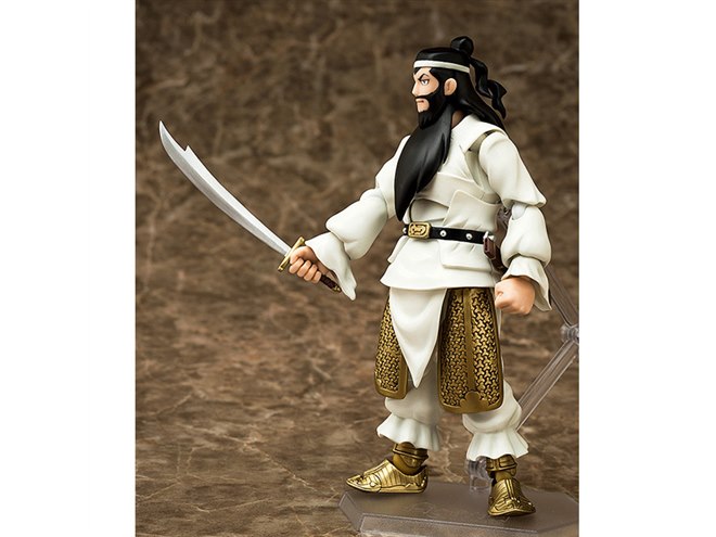 横山光輝 三国志」より、忠義の武人「関羽」の塗装済み可動フィギュア