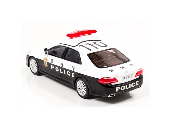 ヒコセブン、1/18の200系クラウンパトカーと1/43クラウンアスリート