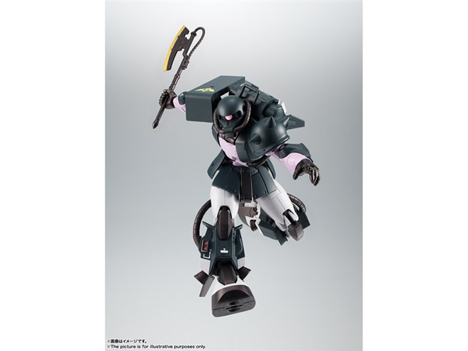 黒い三連星仕様”の高機動型ザクII、ROBOT魂 ver. A.N.I.M.E.フィギュア