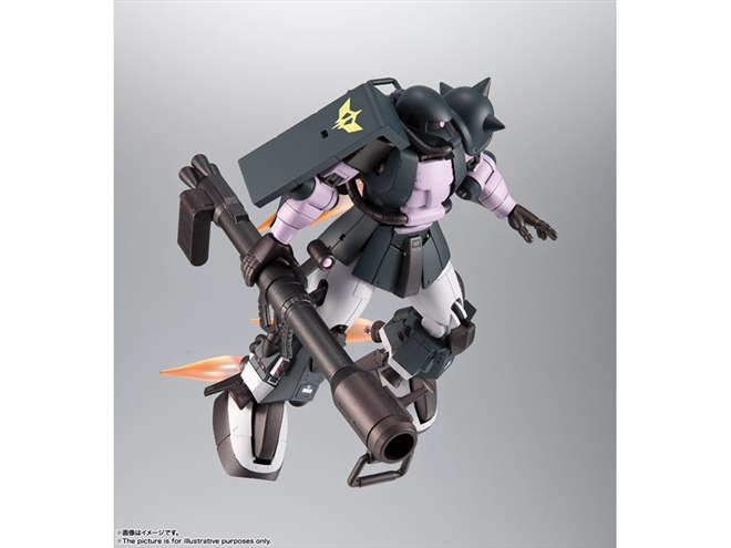 黒い三連星仕様”の高機動型ザクII、ROBOT魂 ver. A.N.I.M.E.フィギュア