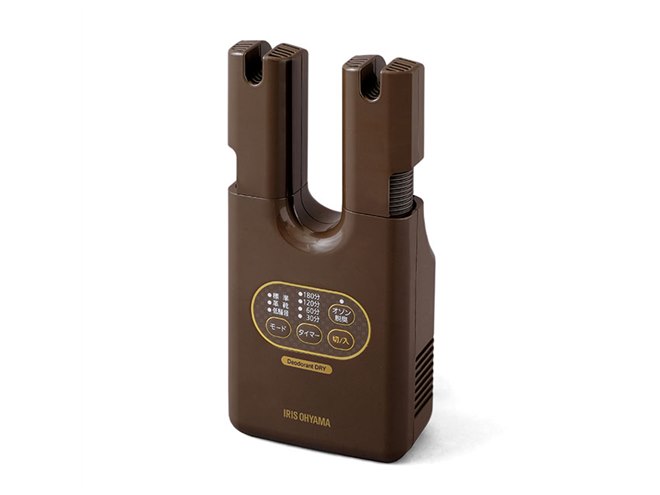 アイリスオーヤマ、革靴をイメージした「脱臭くつ乾燥機 カラリエ