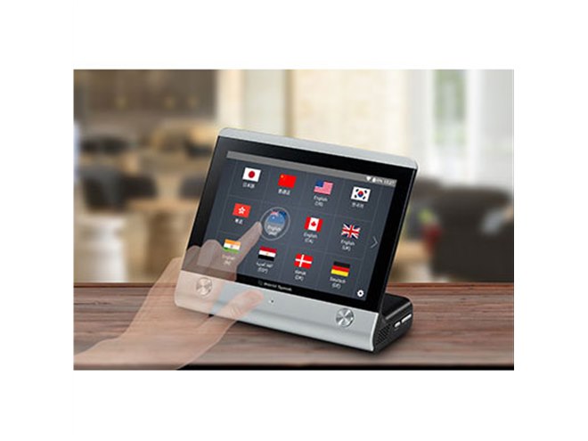 キングジム、世界72言語対応の翻訳機「ワールドスピーク HYK100