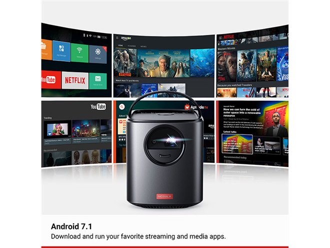 Anker、1280×720/150型に対応したモバイルプロジェクター「Nebula Mars