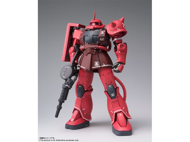 バンダイ、約180mmのダイキャスト製フィギュア「シャア専用ザクII