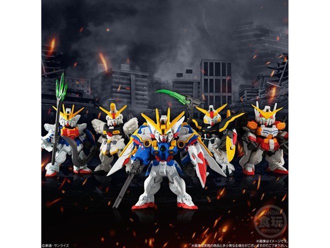 ガンダムW Endless Waltz」オペレーション・メテオに参戦した5機が食玩