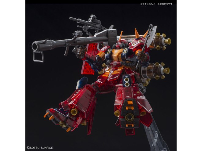 高機動型ザク“サイコ・ザク”」ハーフメカニカルクリアのガンプラが限定