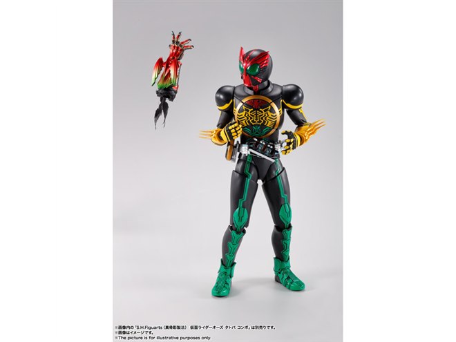 仮面ライダーオーズ」アンクを新規造形で立体化、アイスやスマホ型端末