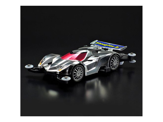 タミヤ、シルバーに輝くミニ四駆「トライゲイル シルバーメッキボディ