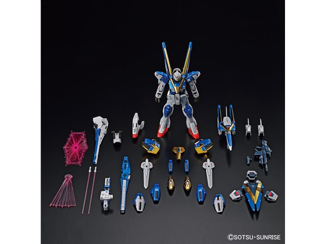 チタニウムフィニッシュのガンプラ「V2アサルトバスターガンダムVer.Ka