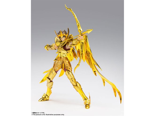 バンダイ、リバイバル版「聖闘士聖衣神話EX サジタリアスアイオロス