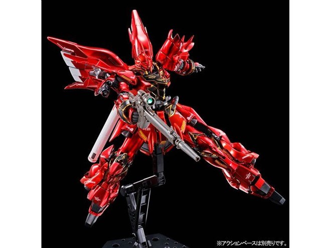 バンダイ、半艶消しメッキを施した「シナンジュ」RGガンプラ発売