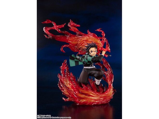 バンダイ、ヒノカミ神楽エフェクト付き「フィギュアーツZERO 竈門炭