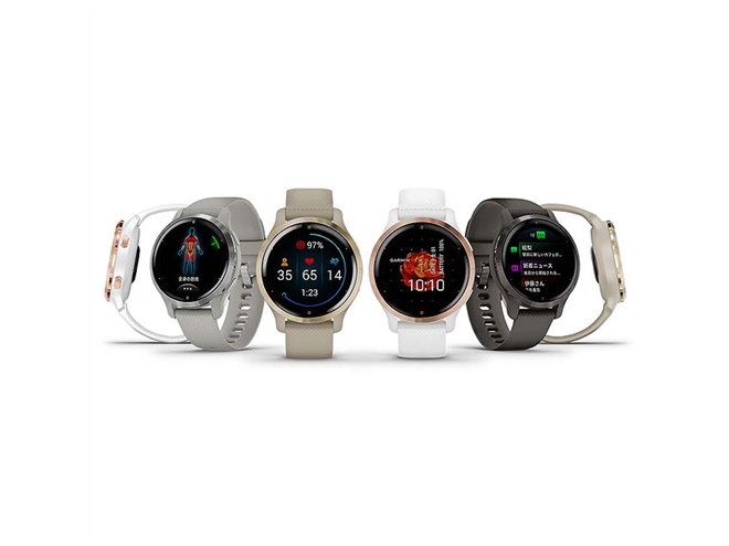 ガーミン、Suica対応スマートウォッチ「VENU 2」「VENU 2S」を本日6月1