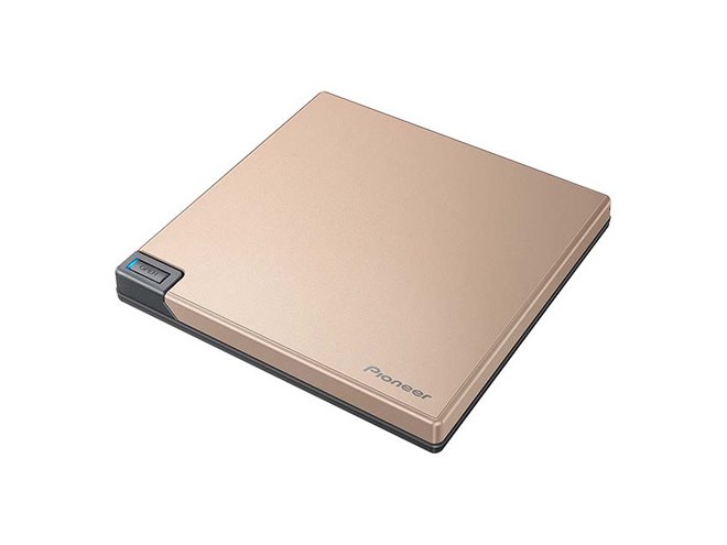 パイオニア、ブラック/シルバー/ゴールドを採用したポータブルBD