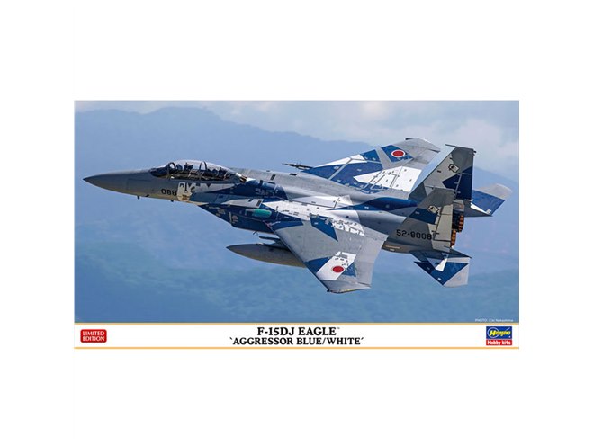ハセガワ、「F-15DJ アグレッサー」ブルー/ホワイト1/72模型を本日6/23