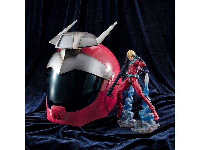 ガンダム」シャアの1/1ノーマルスーツ専用ヘルメット、最新画像と詳細