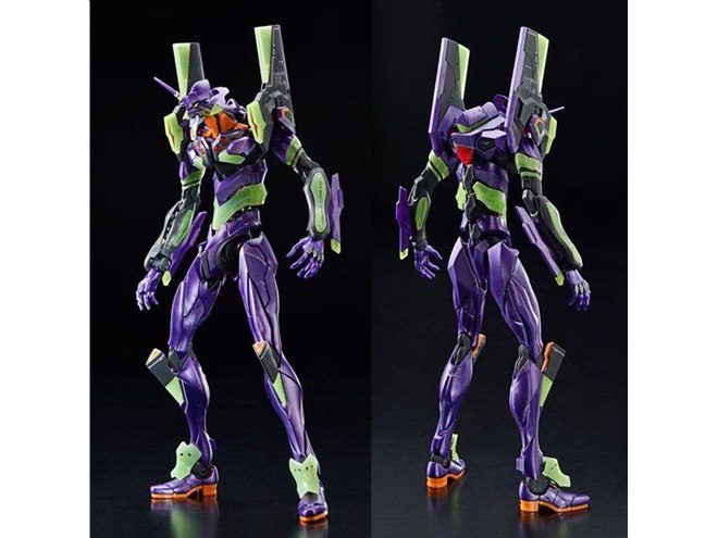 夜間戦闘仕様の「エヴァンゲリオン初号機」がRGプラモで登場、緑の発光