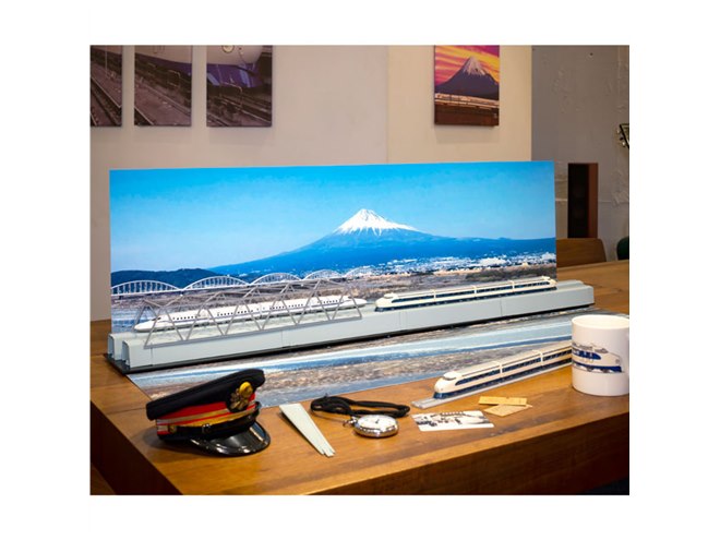 省スペースで楽しめる、東海道新幹線「0系」「N700S」模型が一部