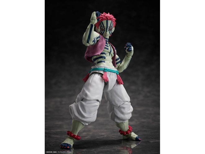 鬼滅の刃」猗窩座が1/12可動フィギュアに、「破壊殺 羅針」の台座付き