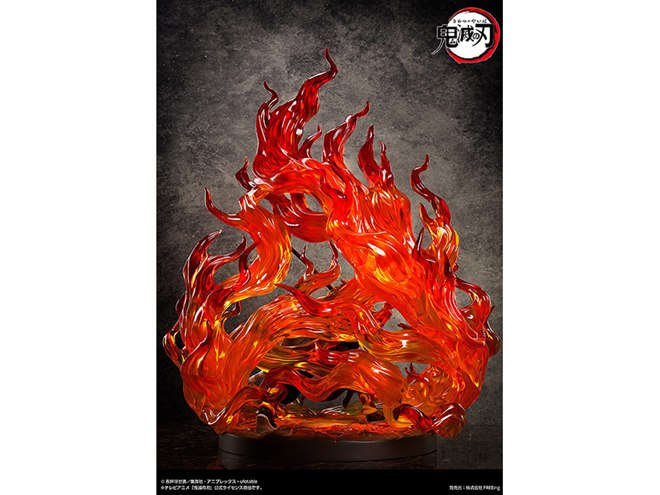 70cm超え炎のエフェクト付き、「鬼滅の刃」煉獄杏寿郎が1/4ビッグ