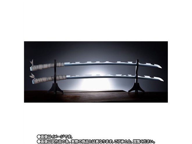 鬼滅の刃」嘴平伊之助の日輪刀を約1/1モデル化、刃の欠け方も忠実に