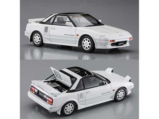 ハセガワ、トヨタ「MR2」後期型G-リミテッドの1/24模型を本日12/26から