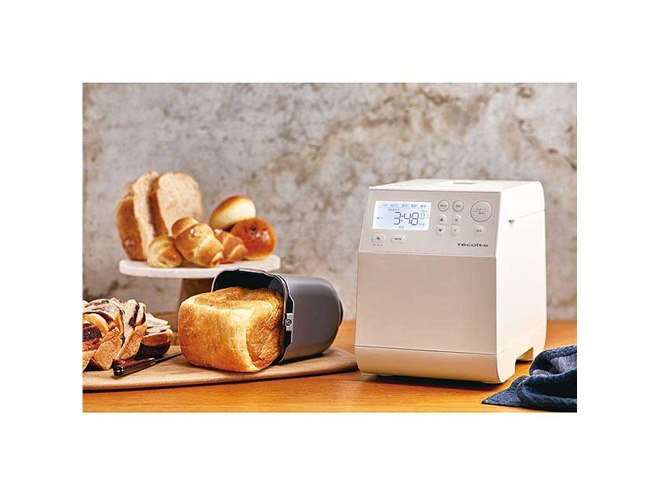 レコルト、19,800円でスマートなデザインの「コンパクトベーカリー RBK