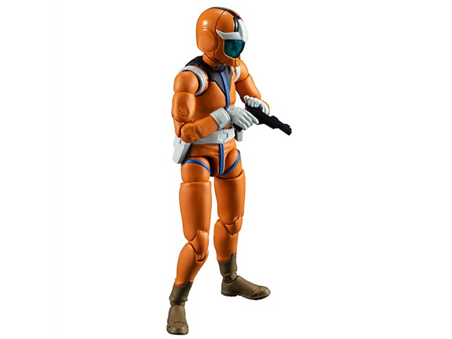 機動戦士ガンダム」セイラ・マスなどノーマルスーツ兵士3人がG.M.G.に