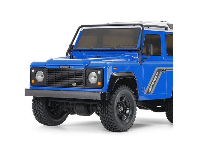 タミヤ、ライトブルー塗装の「1/10RC 1990 ディフェンダー90」本日7/30