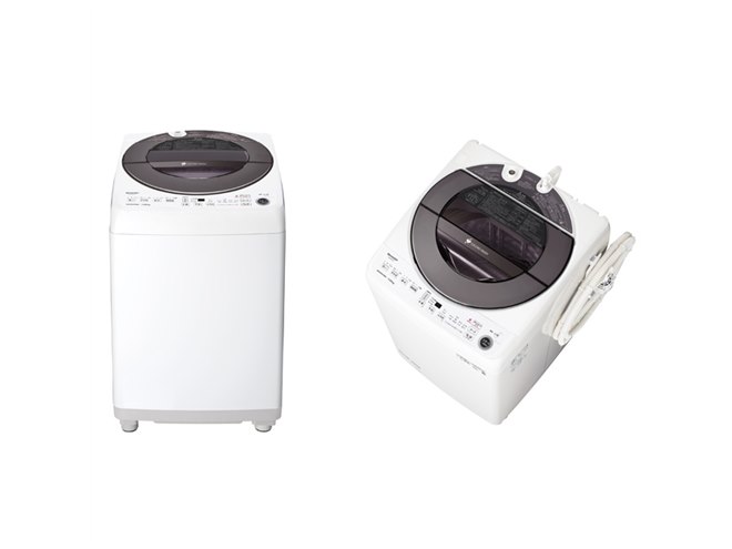 861 シャープ 穴なし槽 7kg洗濯機 コンパクトデザイン 黒カビ抑制 清潔