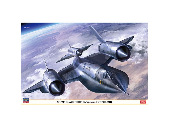 ハセガワ、1/72模型「SR-71 ブラックバード（A型）w/GTD-21B」本日2/19