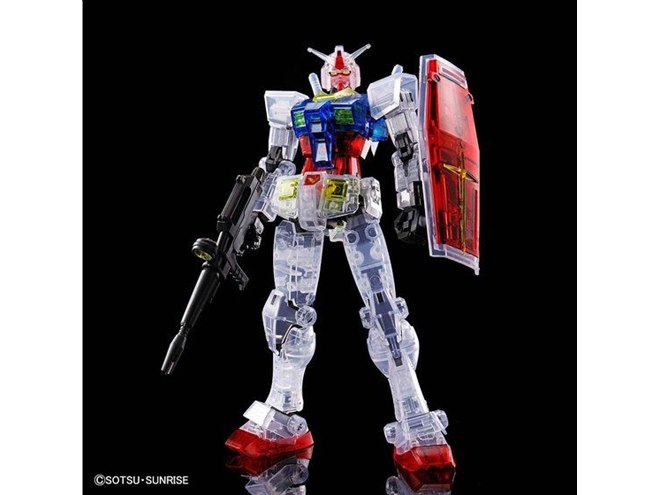 クリアカラーの限定HGガンプラ「RX-78-2 ガンダム」がプレバンにて発売