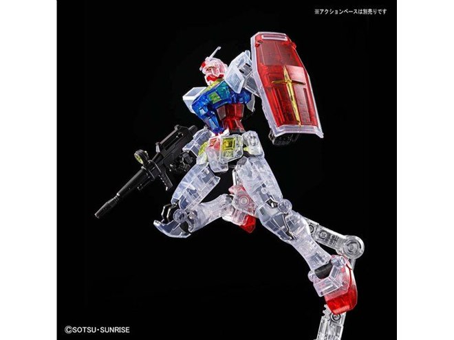 クリアカラーの限定HGガンプラ「RX-78-2 ガンダム」がプレバンにて発売