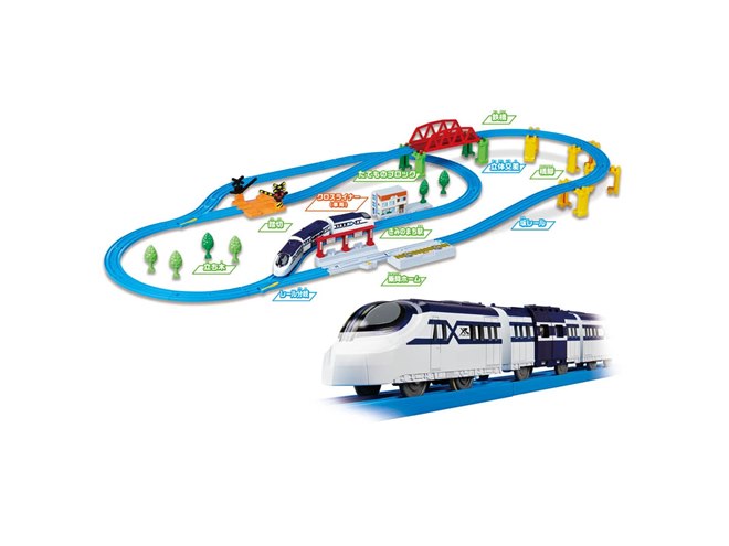 全6種のレイアウトが組める「夢中をキミに! プラレールベスト