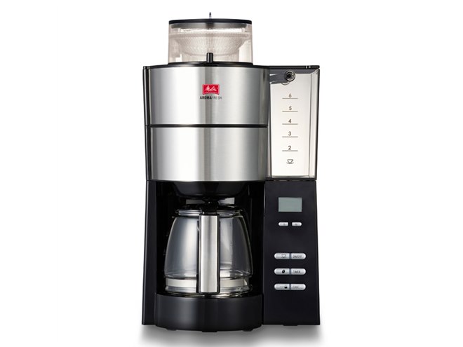 メリタ、コニカル式ミルを搭載した全自動コーヒーメーカー「アロマ