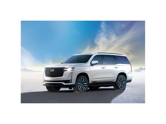 キャデラック・エスカレード」にホワイトのボディーカラーをまとった