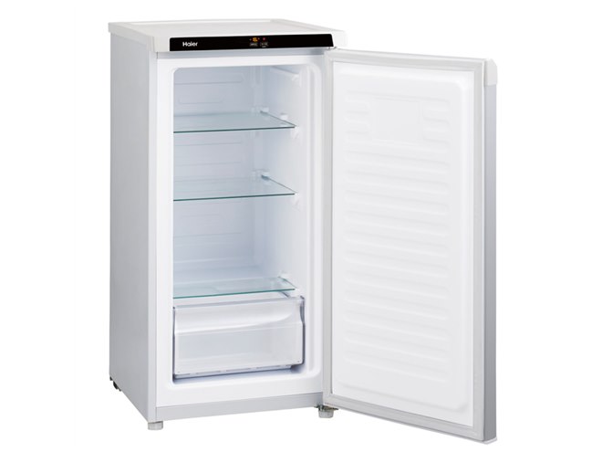 ハイアール、幅50cmとスリムでセカンド用に適した102L冷凍庫「JF