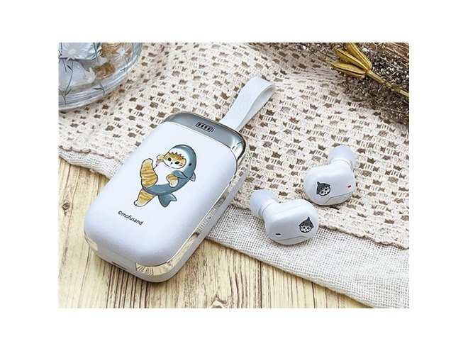 もふもふ”なにゃんこを描いた「mofusand」コラボの完全ワイヤレス