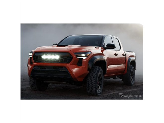 トヨタ『タコマ』新型、「TRDプロ」に新色オレンジ…米国で設定 - 価格.com