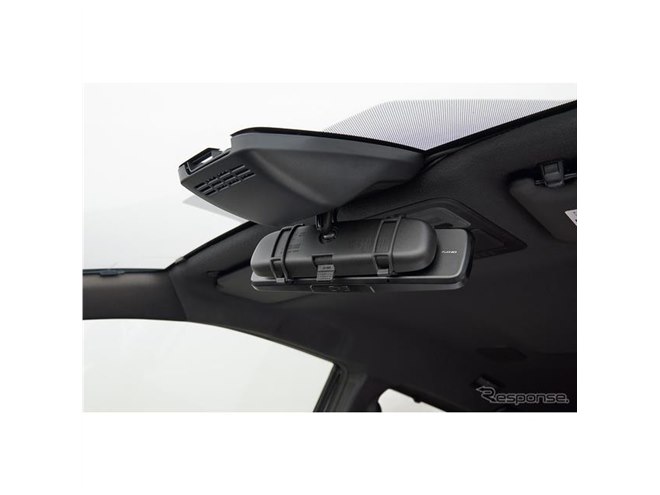 大画面デジタルルームミラー型ドラレコ、ケンウッドから新モデル…画質