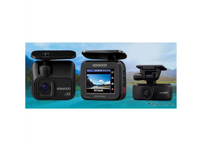 リアカメラを広角化、前後2カメラドラレコのエントリーモデル発売