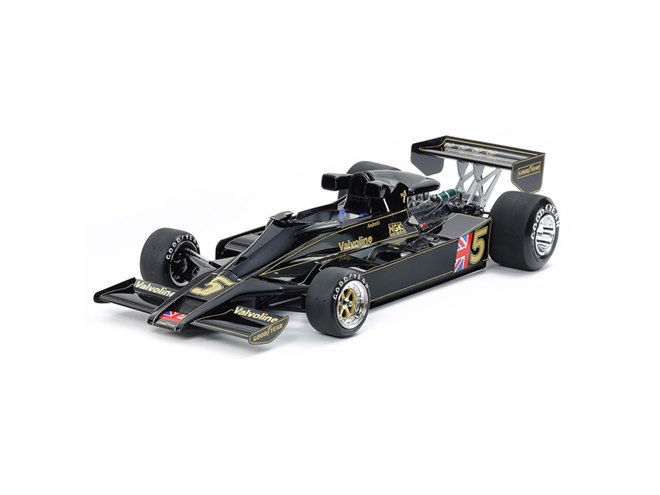 タミヤ、F1初の本格的なウイングカー「ロータス タイプ78」1/12模型