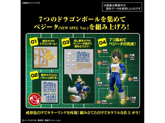 ドラゴンボールZ」Figure-rise Standard ベジータ“NEW SPEC”の発売日が