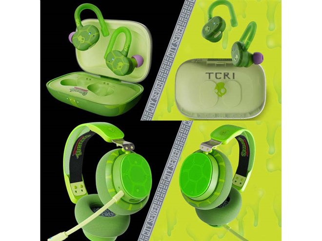 Skullcandy×ニンジャ・タートルズ、コラボイヤホン＆ゲーミングヘッド